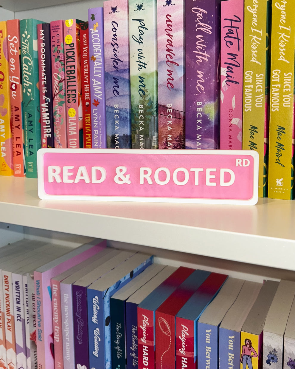 3D Print - Full Custom Bookish Street Sign – Read & Rooted