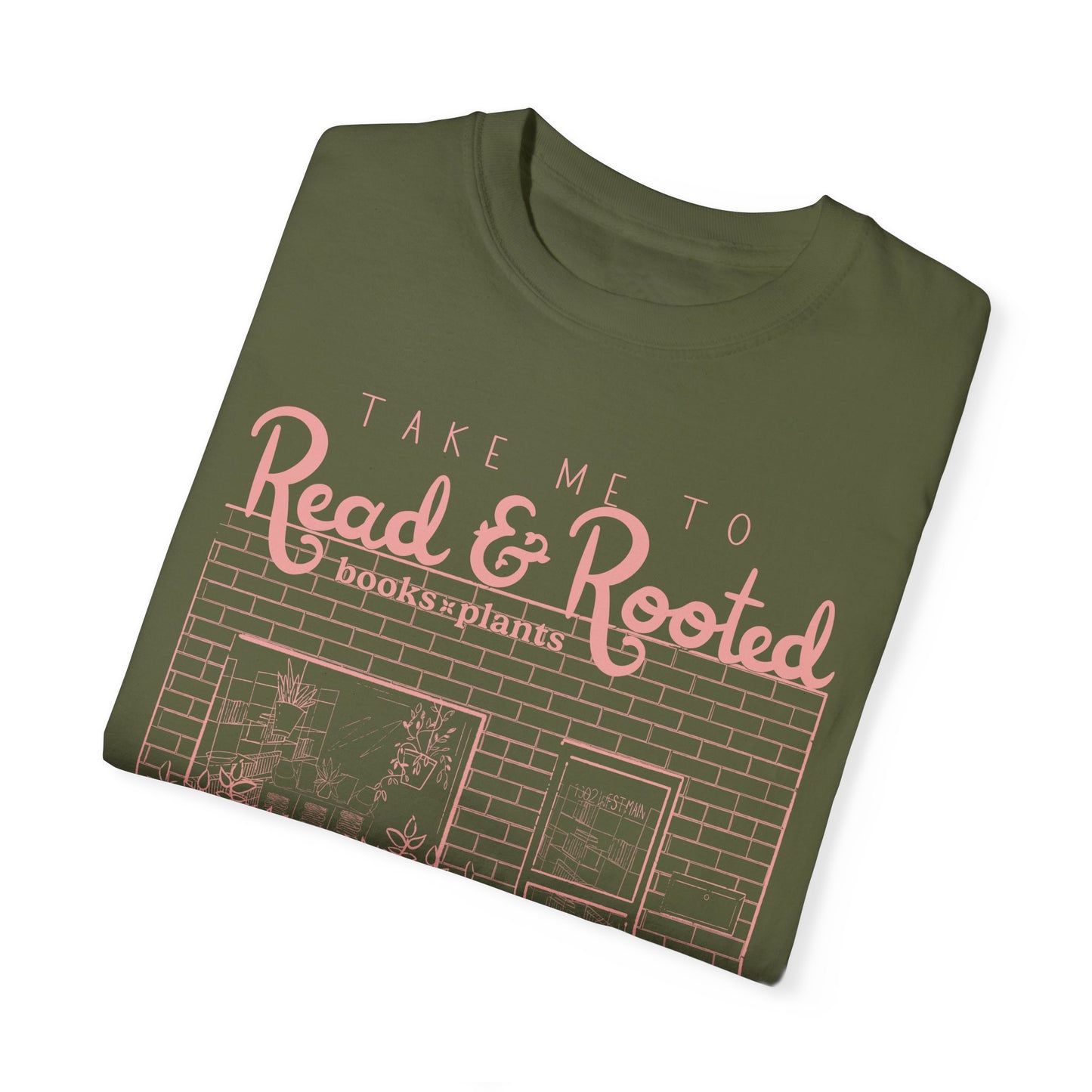 Take Me To Read & Rooted T-shirt