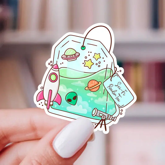 Sticker - Sci-Fi Reader Tea