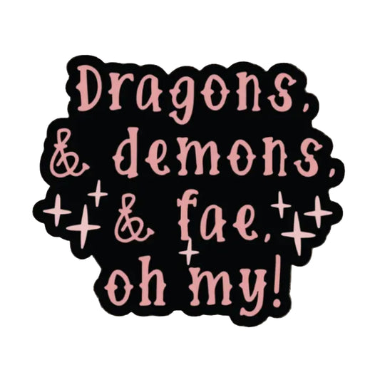 Sticker - Dragons & Demons & Fae