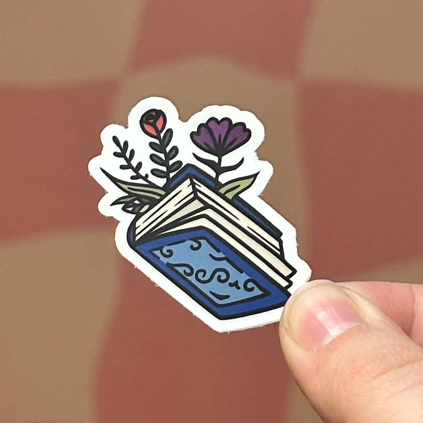 Sticker - Floral Closed Book