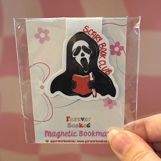 Magnetic Bookmark - Scary Book Club