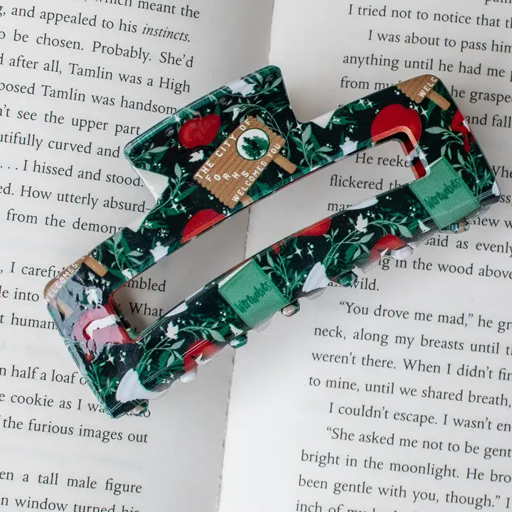 Bookish Hair Claw Clips