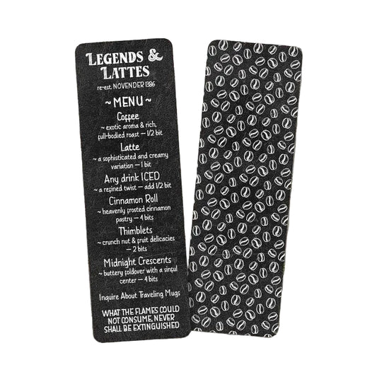 Bookmark - Legends & Lattes Menu (Legends & Lattes)