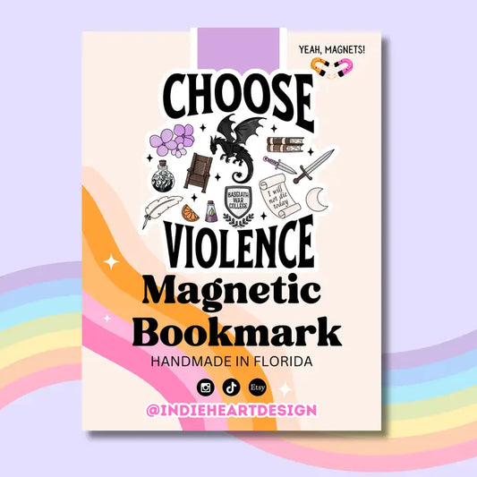 Magnetic Bookmark - Choose Violence