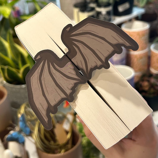 Bookmark - 3D Bat Wings