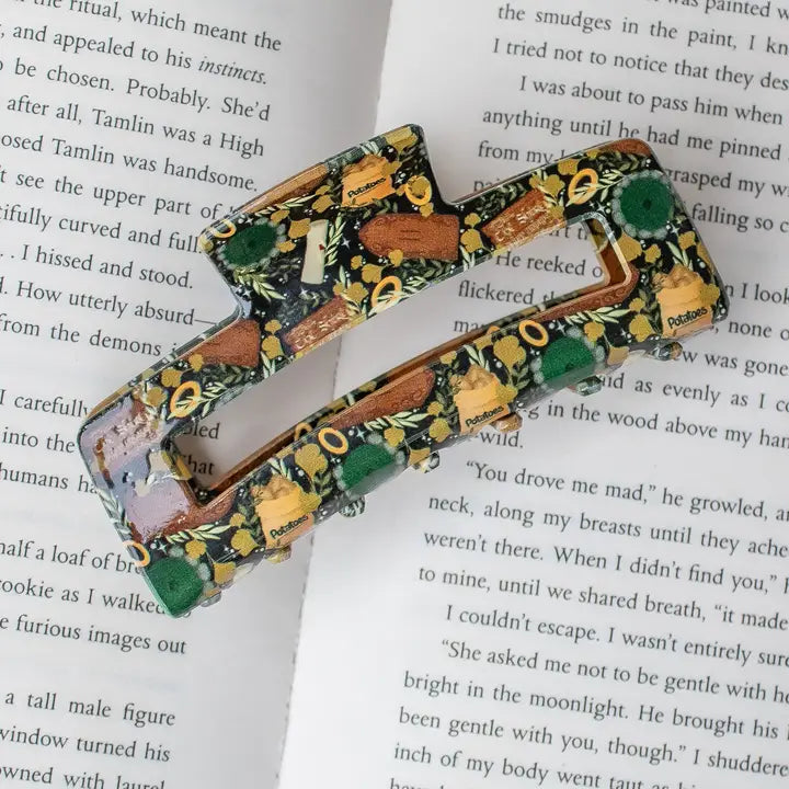 Bookish Hair Claw Clips