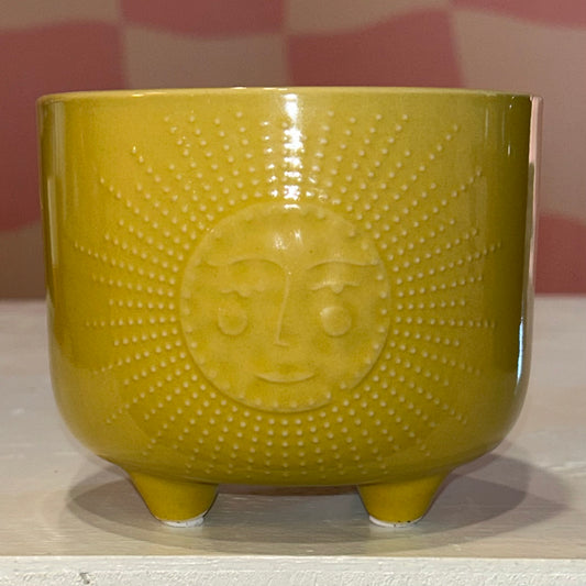 Yellow Sun Pot