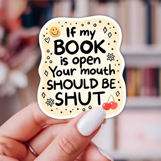 Sticker - Quiet I'm Reading