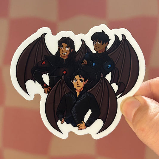 Sticker - Bat Boys Illyrian Warriors (ACOTAR)