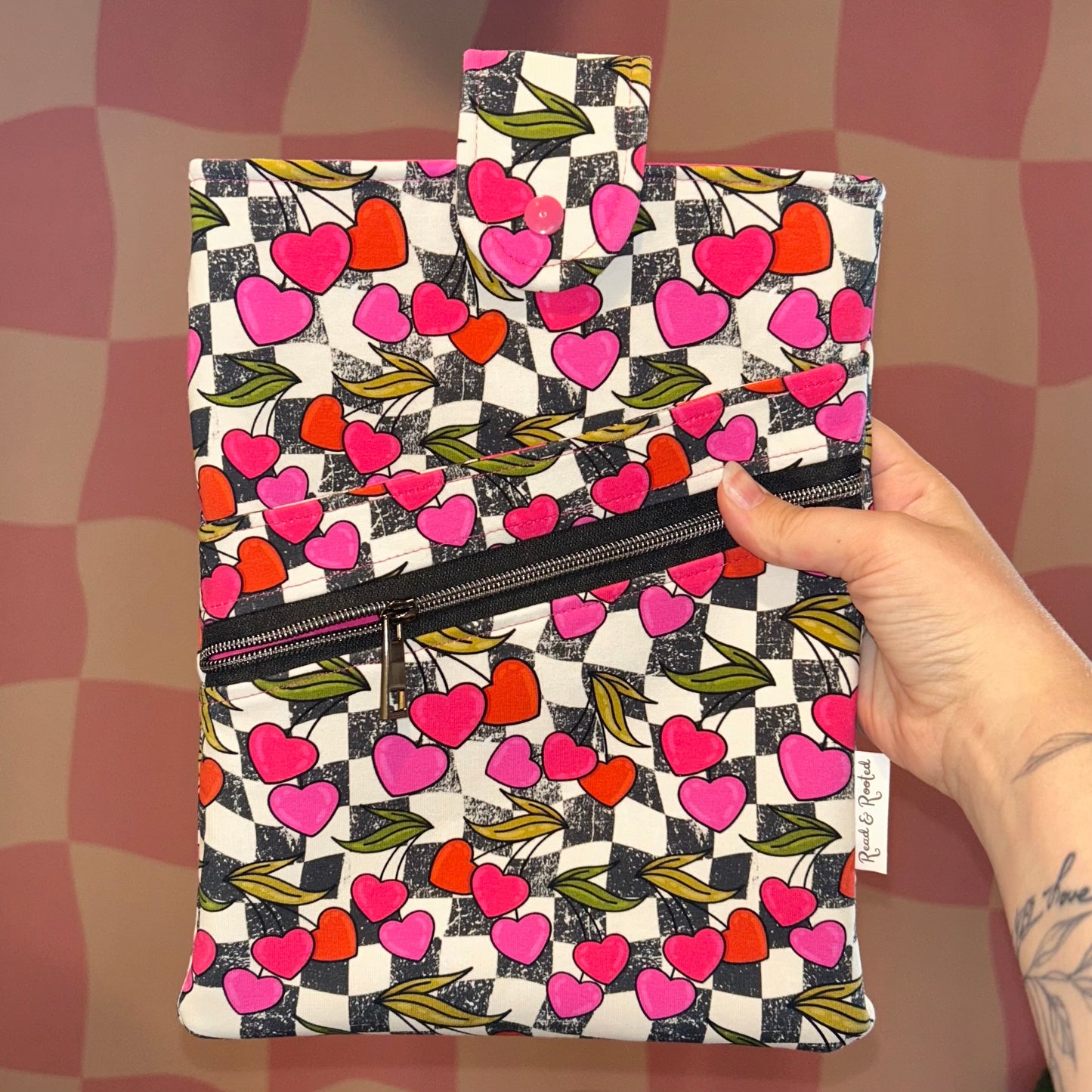 Cherry Hearts Book Sleeve PREORDER