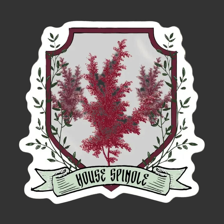 Sticker - House Spindle Crest (One Dark Window)