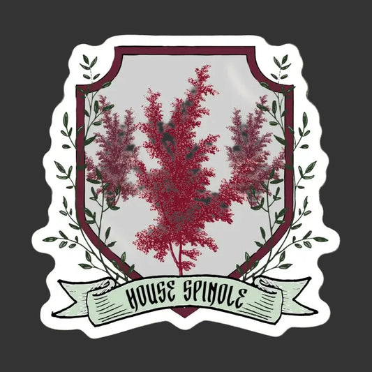 Sticker - House Spindle Crest (One Dark Window)