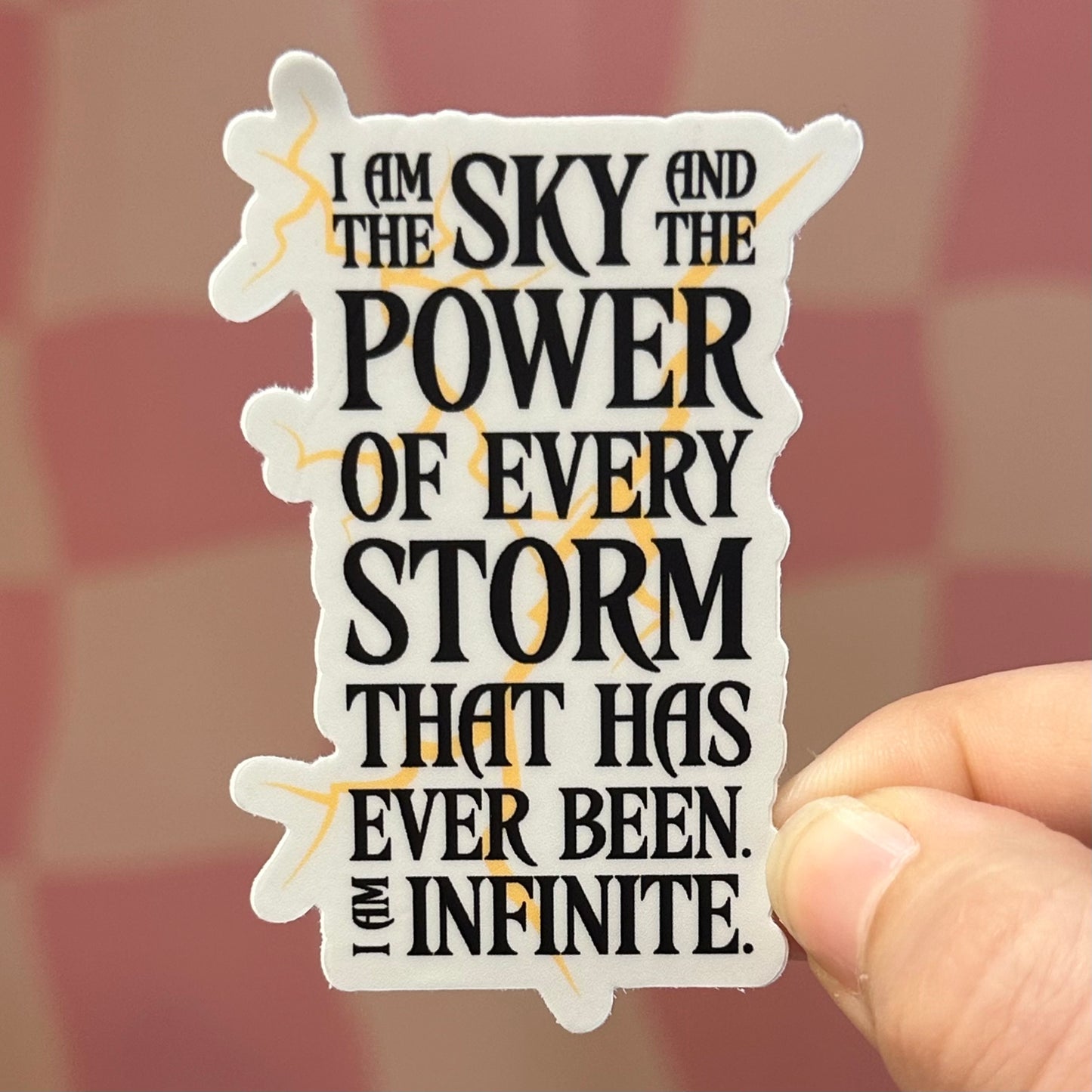 Sticker - I Am Infinite (Fourth Wing)