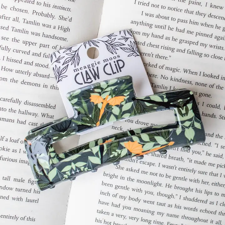 Bookish Hair Claw Clips