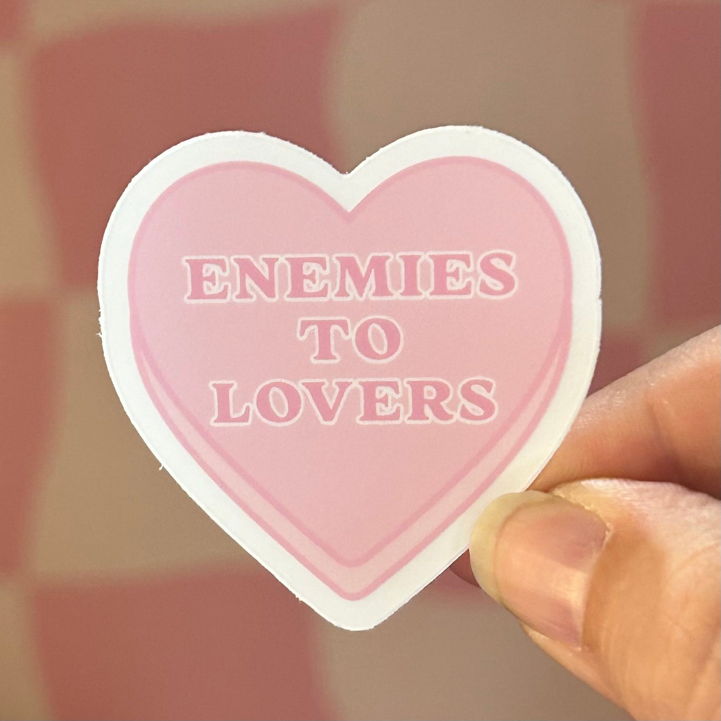 Sticker - Enemies to Lovers Candy Heart