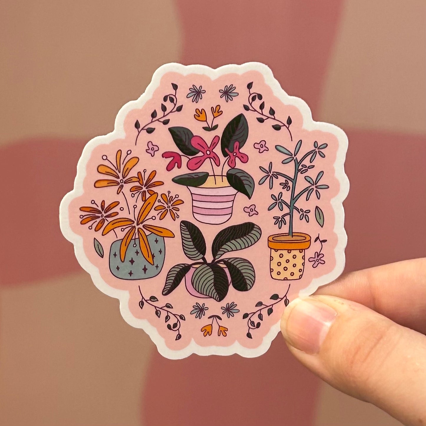 Sticker - Pink Plants