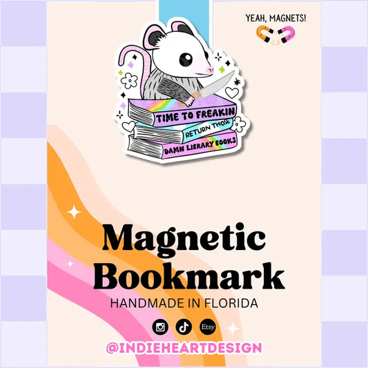 Magnetic Bookmark - Return Those Library Books