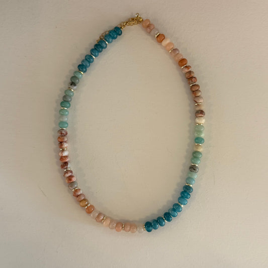 Ocean Breeze Beaded Necklace