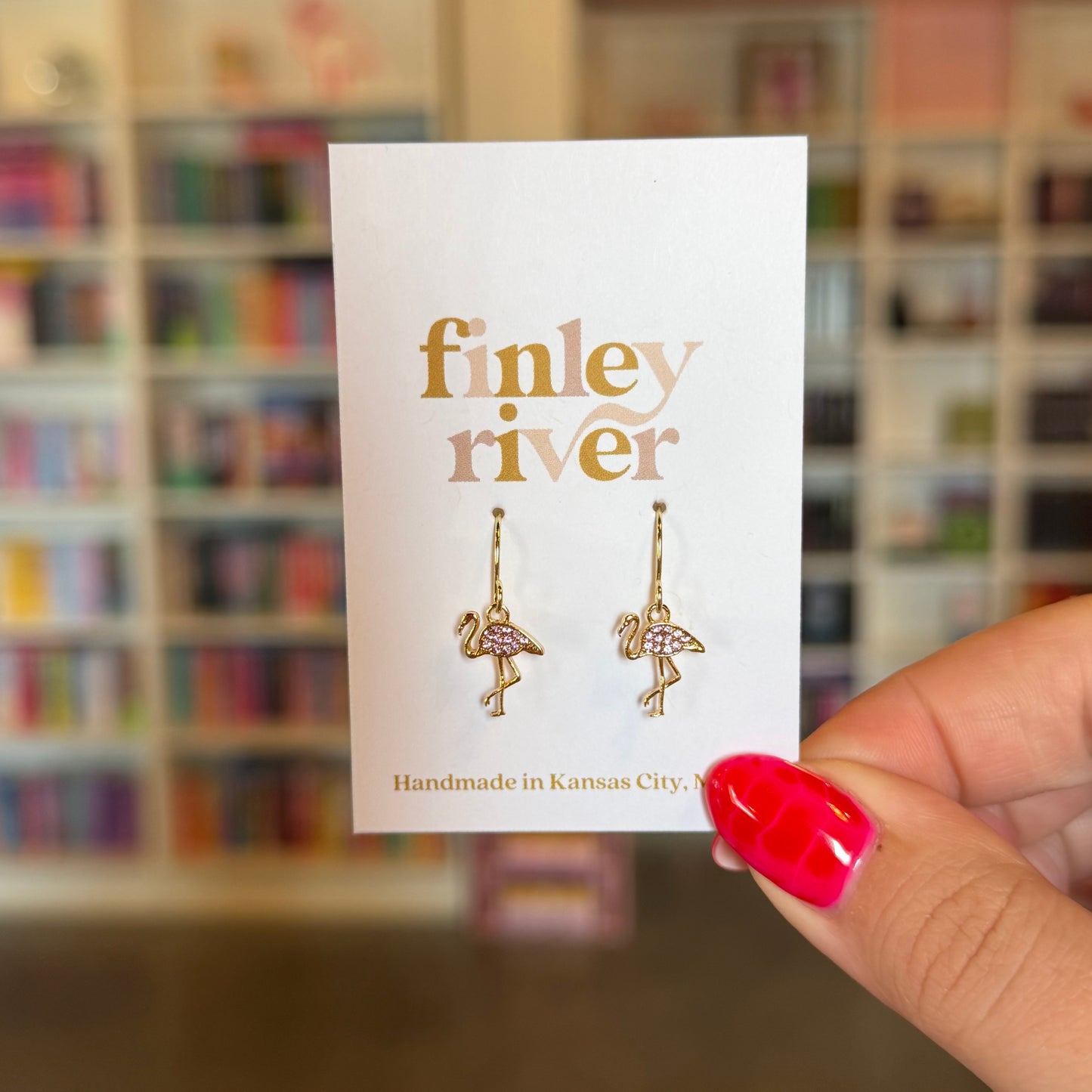 Mini Flamingo Earrings