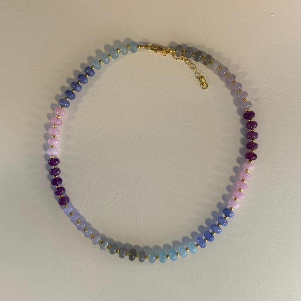 Lavender Skies Beaded Necklace