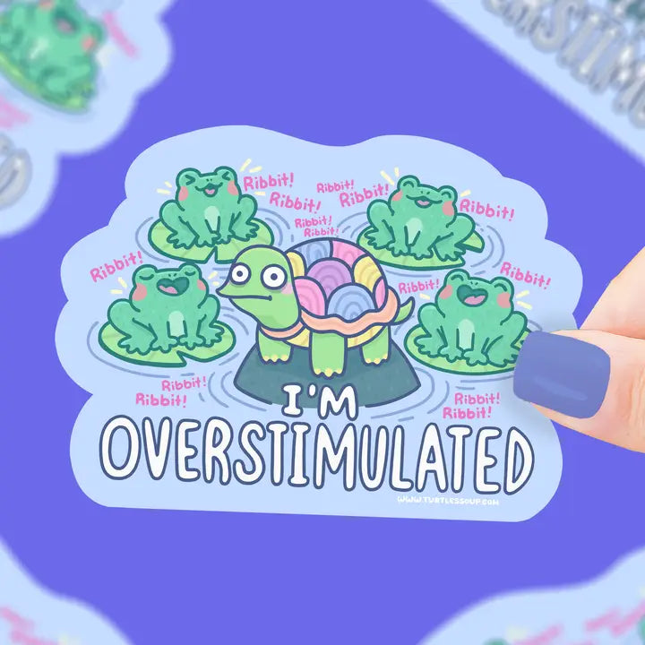Sticker - Overstimulated Frogs & Turtles
