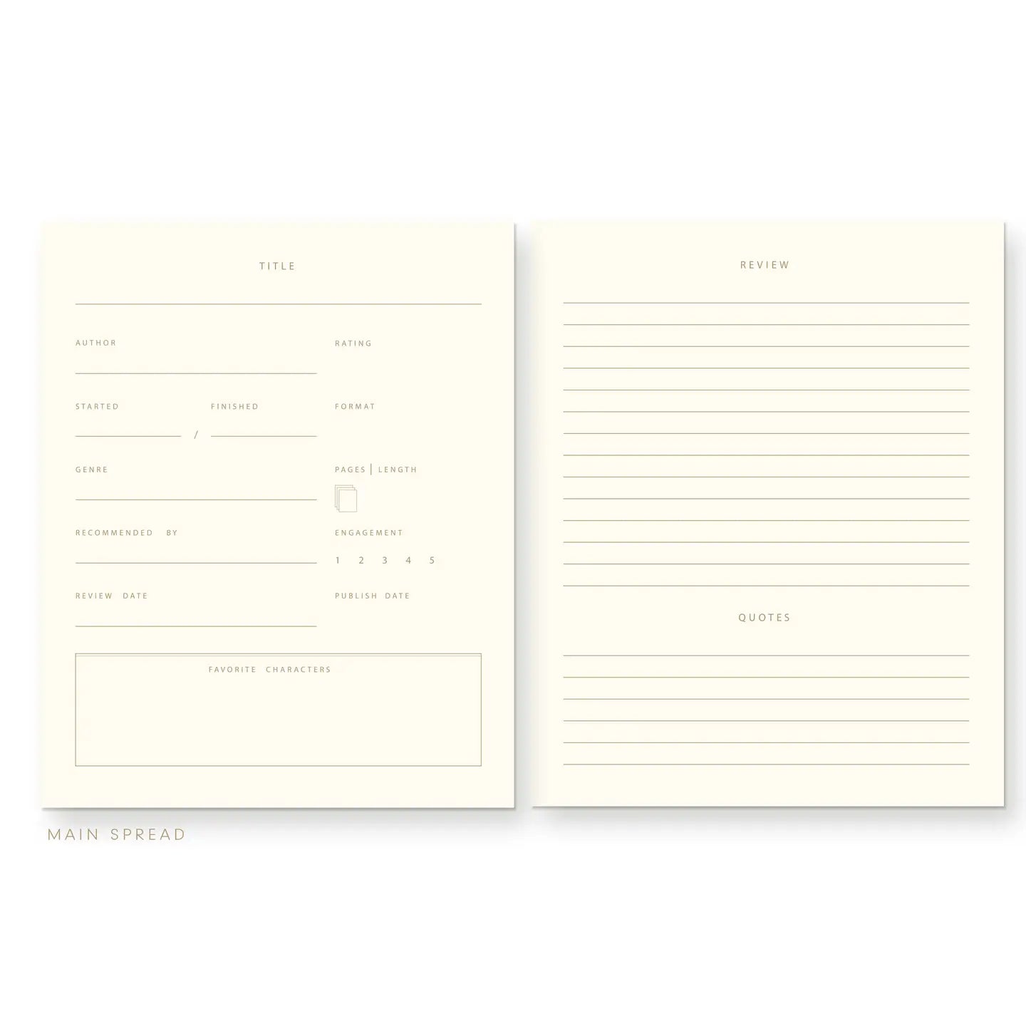 Book Log Journals