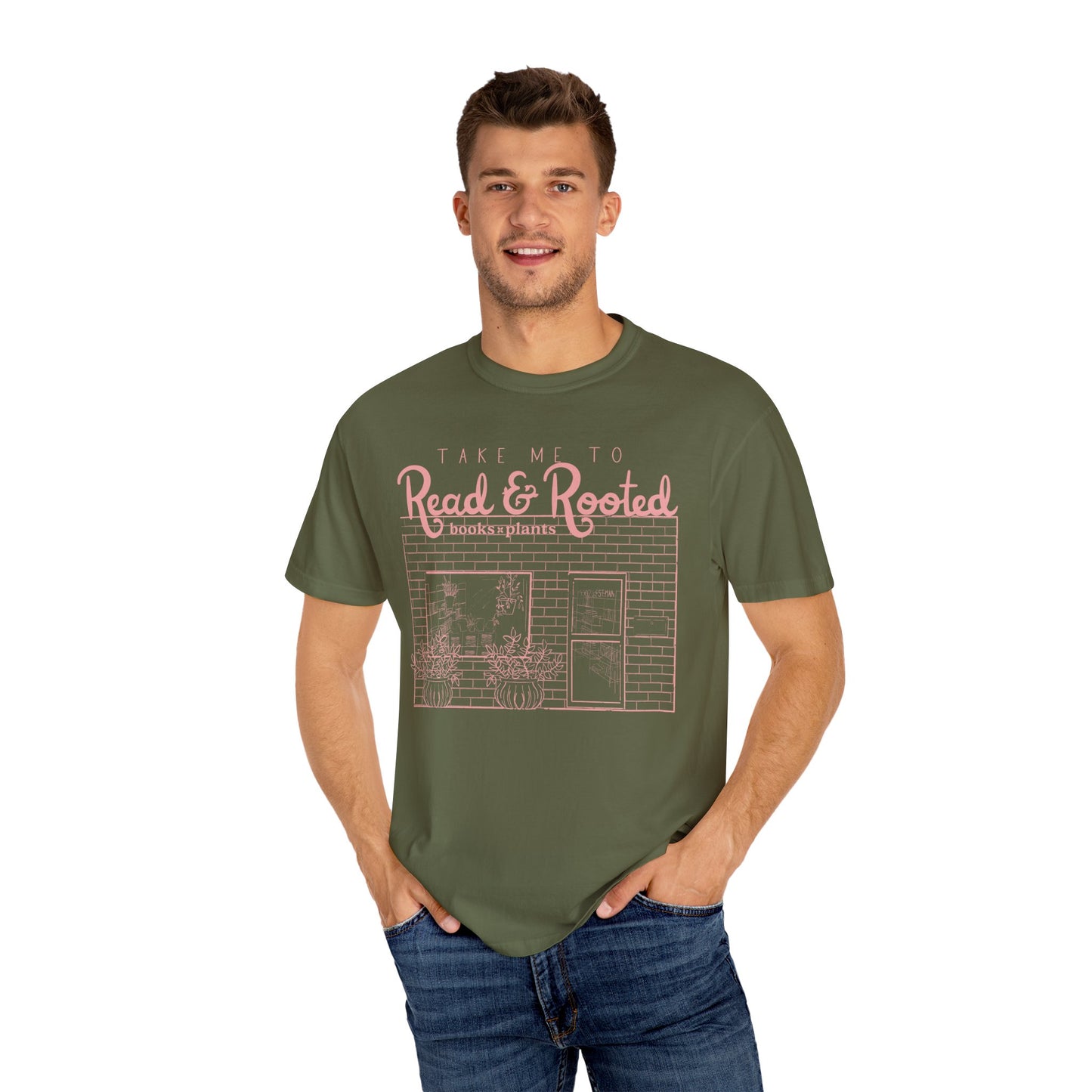 Take Me To Read & Rooted T-shirt