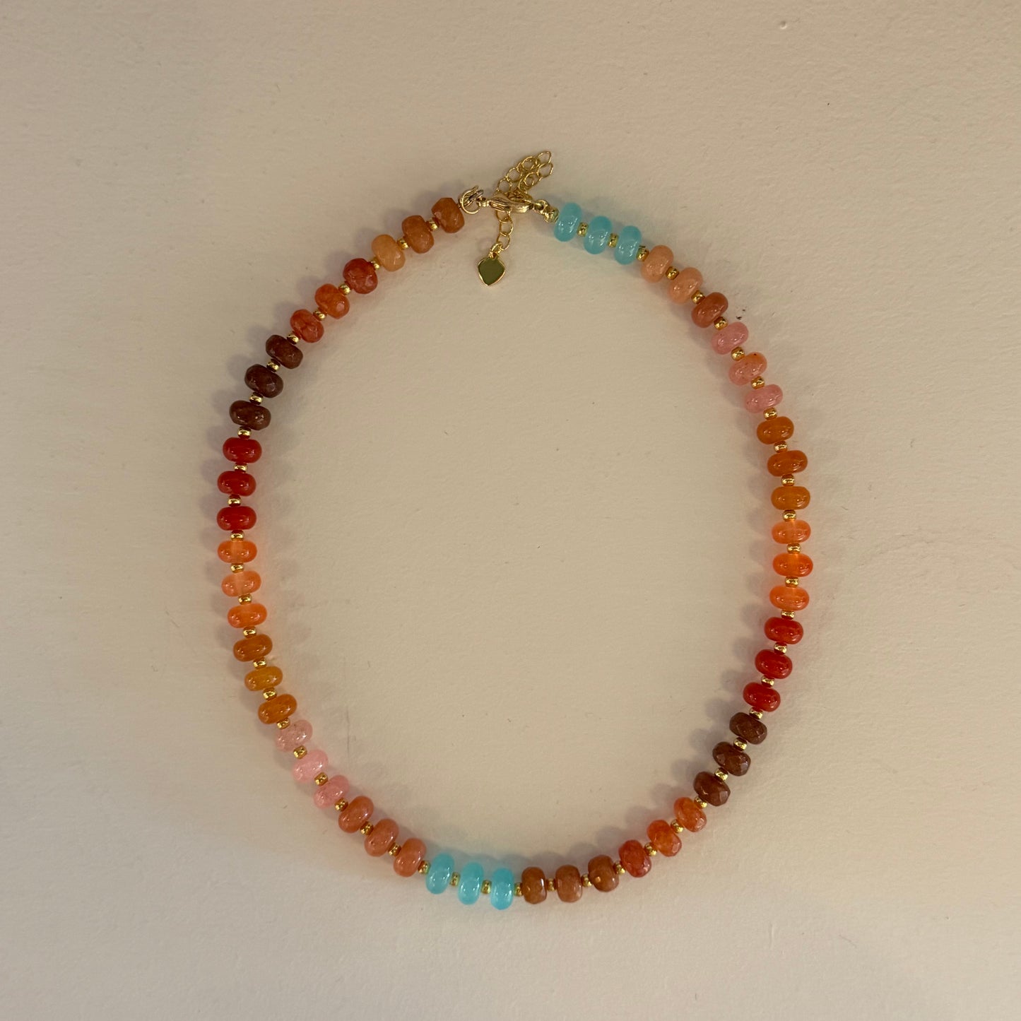 Ocean Sunset Beaded Necklace