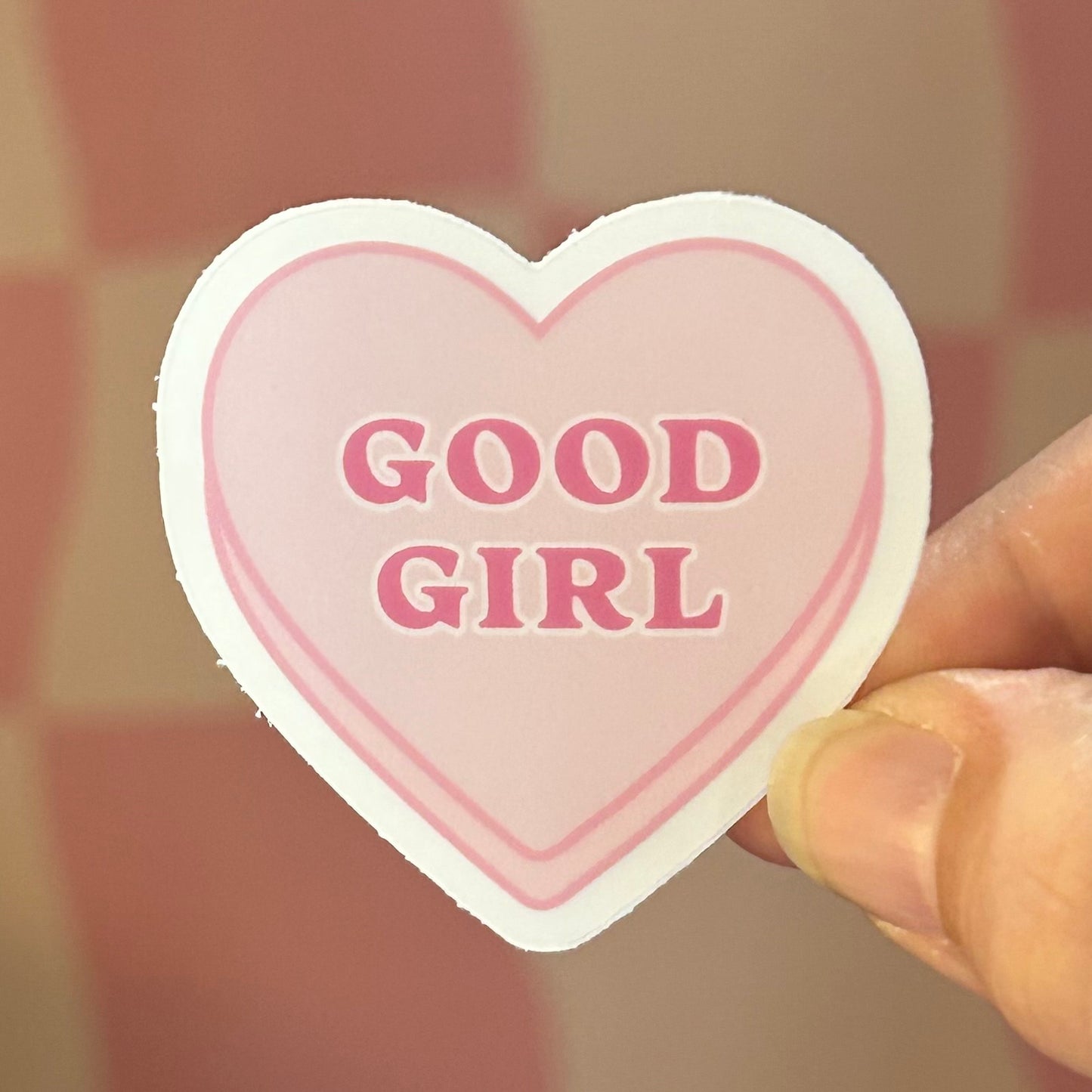 Sticker - Good Girl Candy Heart