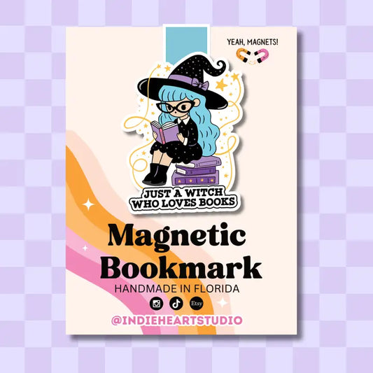 Magnetic Bookmark - Just A Witch Who Loves Books