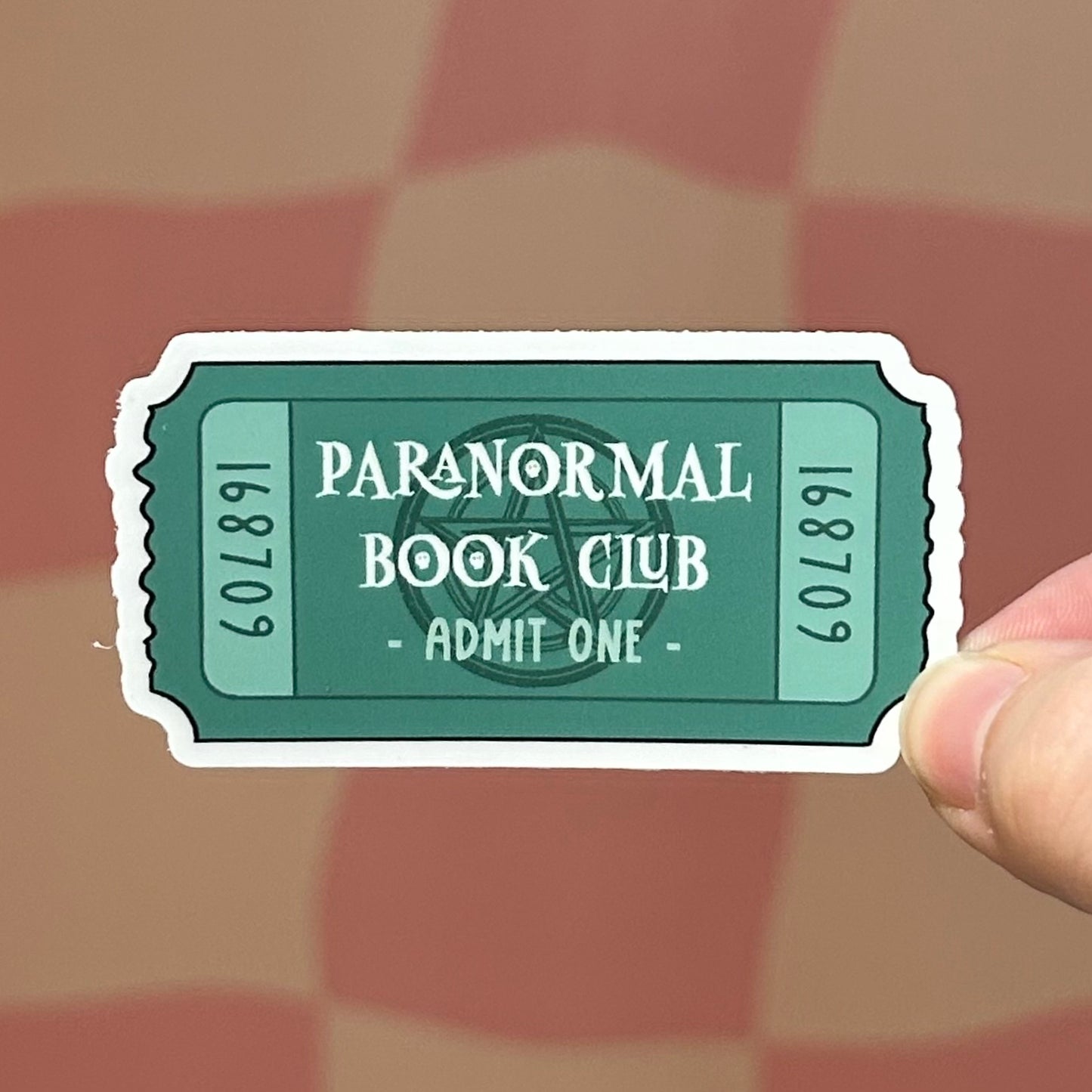 Sticker - Paranormal Book Club Ticket