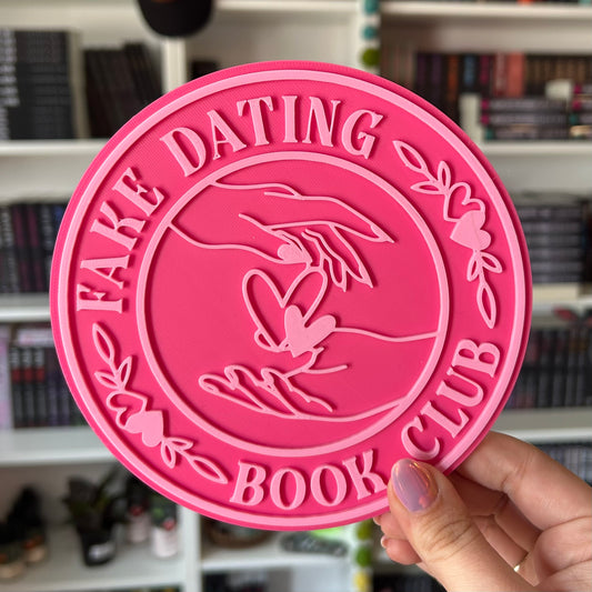 3D Print - Fake Dating Book Club Sign