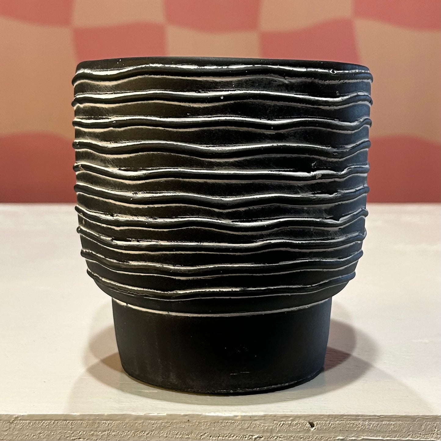 Striped Pot