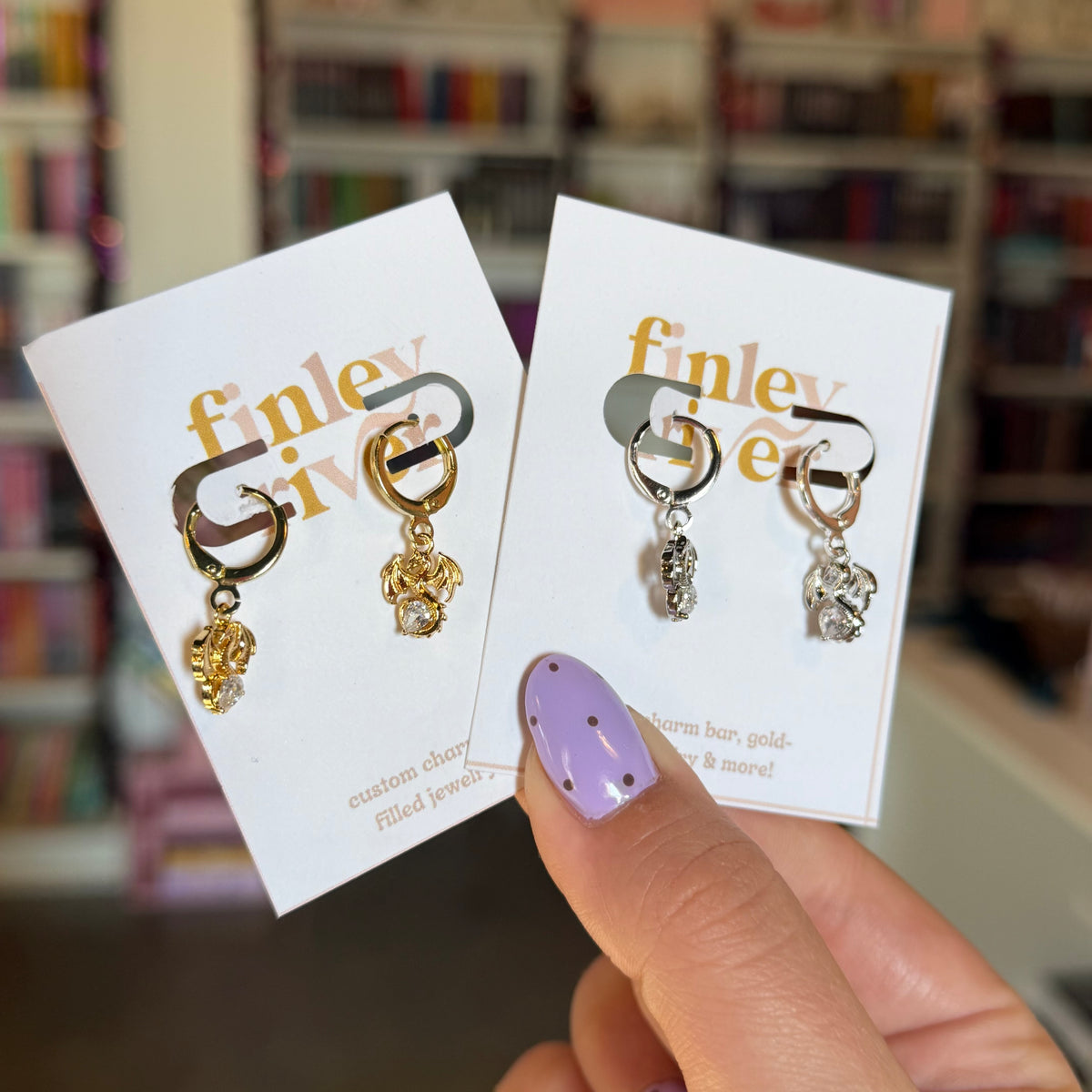 Mini Dragon Huggies Earrings