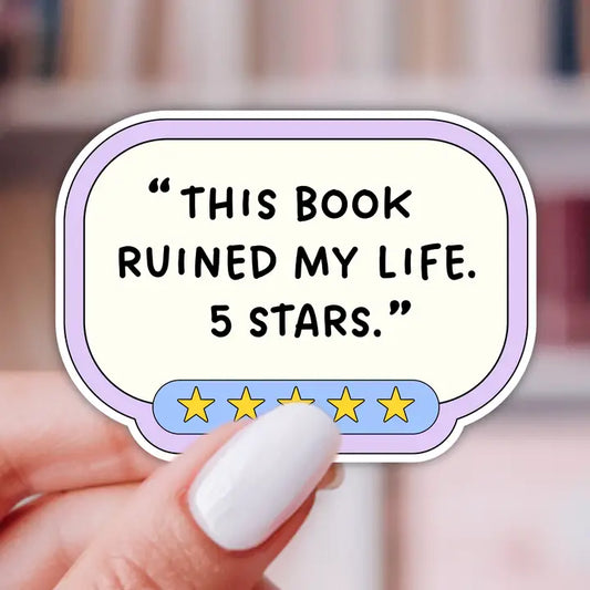 Sticker - This Book Ruined My Life