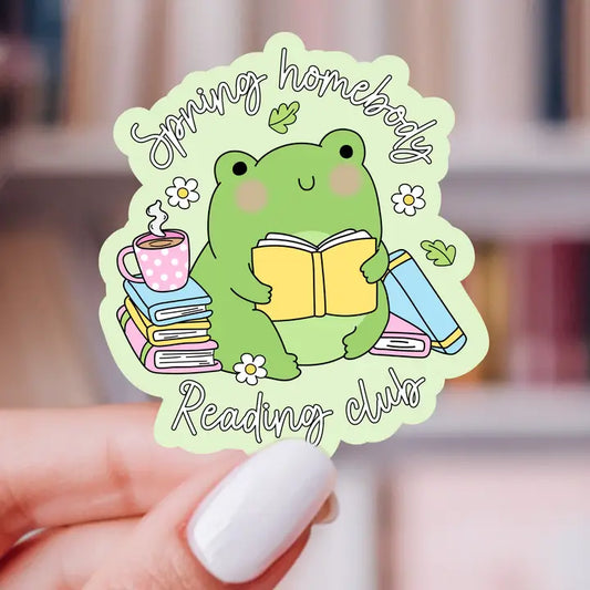 Sticker - Spring Homebody Reading Club