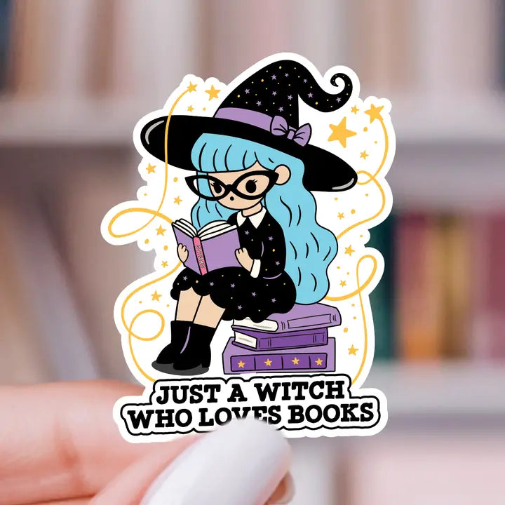 Sticker - Just A Witch Who Loves Books