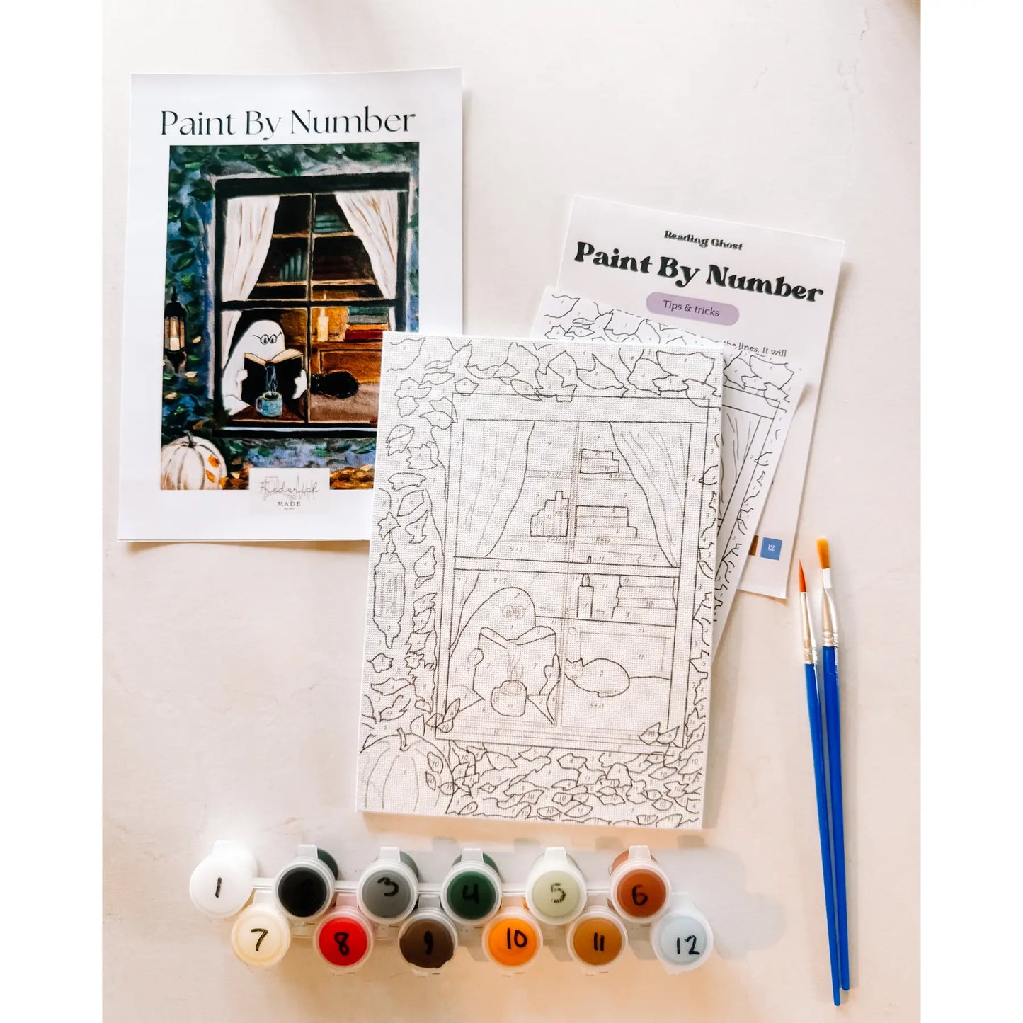 Paint by Numbers - Reading Ghost