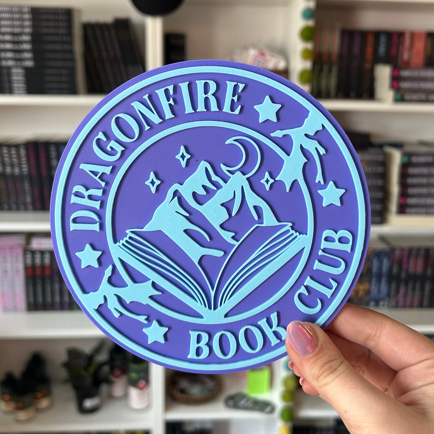 3D Print - Dragonfire Book Club Sign