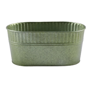 Oval Tin Pot