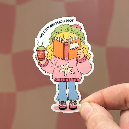 Sticker - Get Cozy And Read A Book