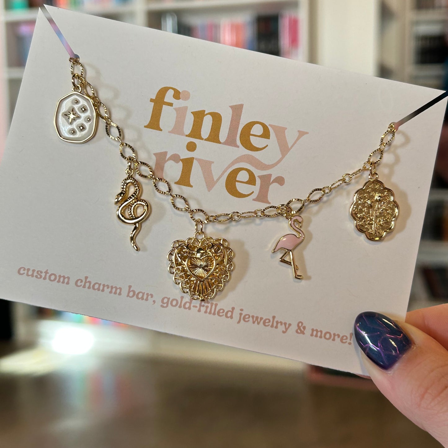 Vintage R&R Charm Necklace