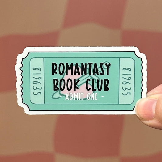 Sticker - Romantasy Book Club Ticket