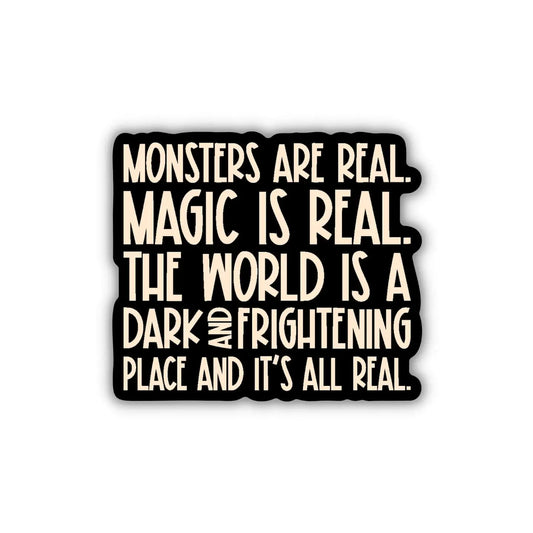 Sticker - Monsters Are Real (TJ Klune)