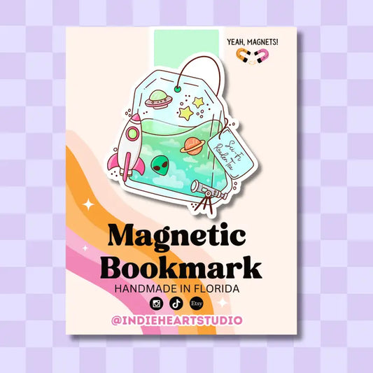Magnetic Bookmark - Sci-Fi Reader Tea