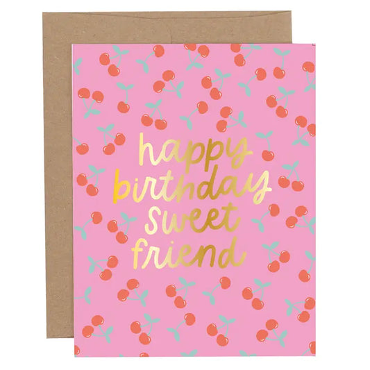 Greeting Card - Happy Birthday Sweet Friend
