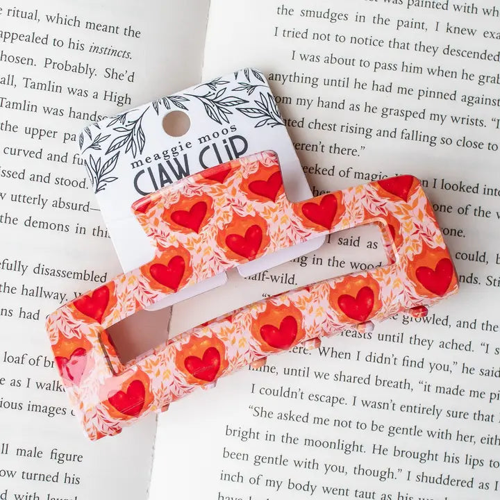 Bookish Hair Claw Clips