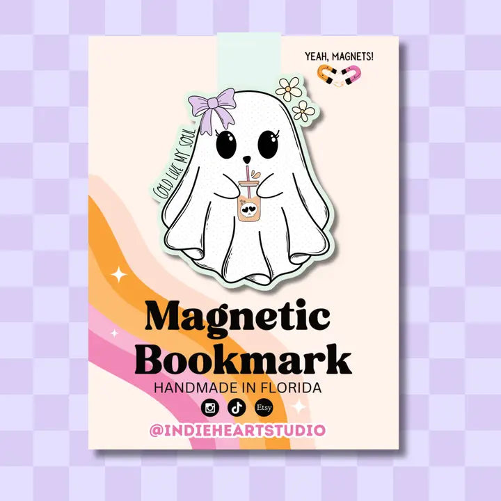 Magnetic Bookmark - Cold Like My Soul Ghost