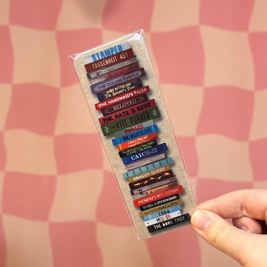 Bookmark - Banned Book Stack
